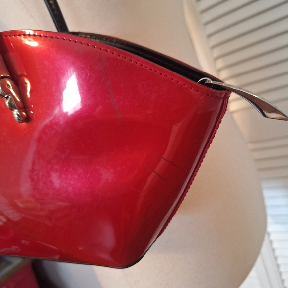 Beijo Classics Red Over The Moon Handbag Purse - Picture 4 of 8